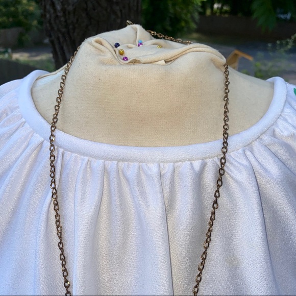 70s Vintage Handkerchief Hem Disco Summer Dress - Picture 10 of 10